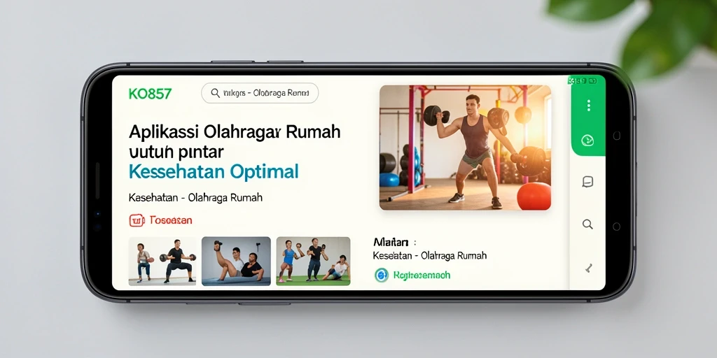 Antarmuka pengguna KO857 yang menarik dan fungsional.