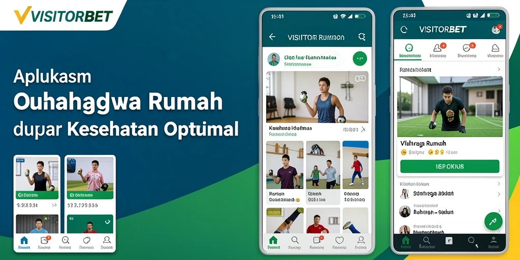 Tampilan antarmuka aplikasi VISITORBET yang modern dan intuitif.